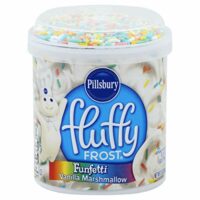 Pillsbury Fluffy Frost Funfetti Vanilla Marshmallow Flavored Fluffy Frosting, 12-Ounce