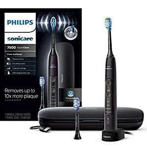 Philips Sonicare HX9690/05 ExpertClean 7500 Bluetooth Rechargeable Electric Toothbrush, Black - $103.95 ($159.35)