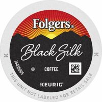 Folgers Black Silk Dark Roast Coffee, 96 Keurig K-Cup Pods