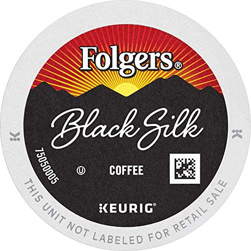 Folgers Black Silk Dark Roast Coffee, 96 Keurig K-Cup Pods - $26.91 ($45.87)