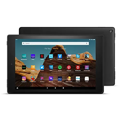 Expired:&nbsp;Fire HD 10 Tablet (10.1″ 1080p full HD display, 64 GB) – Black - $107.99 ($180.08)