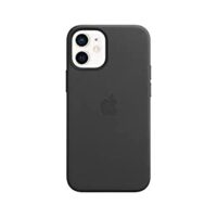 Apple Leather Case with MagSafe (for iPhone 12 Mini) – Black