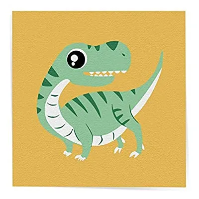20% off - Expired: Arte Vita DIY Acrylic Painting, Paint by Number Kits for Kids Beginner – Green Dinosaurus 8