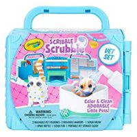 Crayola Scribble Scrubbie Pets, Vet Toy Playset with Toy Pets, Kids at Home Activities, Gift for Kids