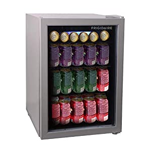 FRIGIDAIRE EFMIS9000-AMZ Freestanding Beverage Center Fridge-Fits 25 Bottles OR 60 Cans, Black - $129.00 ($152.69)
