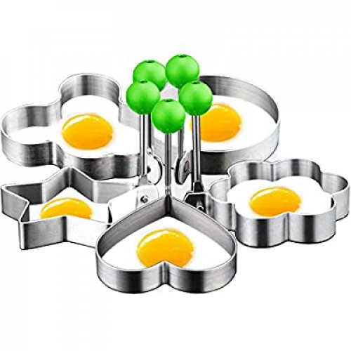 Expired: DYKL Stainless Steel Egg Rings for Frying Or Shaping Eggs – 5 Pack