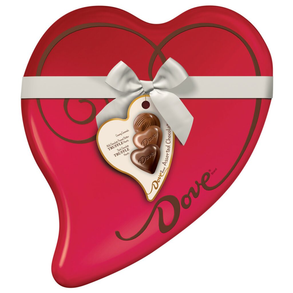 DOVE Assorted Chocolate Valentine Candy 9.82oz - $3.75 ($14.98)