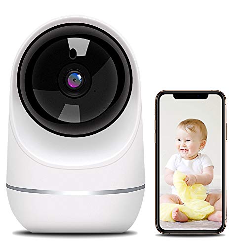 Baby Monitor 1080P Wireless Security Camera with Motion Detection, 2 Way Audio and Cloud Storage, Night Vision, Remote View - $15.99 ($25.01)