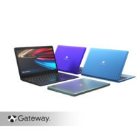 Gateway 14.1″ FHD Slim Notebook, Intel Celeron N3350, 4GB RAM, 64GB Storage, Windows 10 S, Microsoft 365 1 Year Included, Black