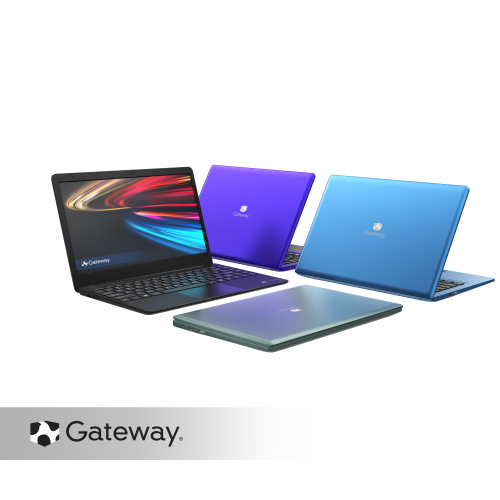 Gateway 14.1″ FHD Slim Notebook, Intel Celeron N3350, 4GB RAM, 64GB Storage, Windows 10 S, Microsoft 365 1 Year Included, Black - $189 ($299)