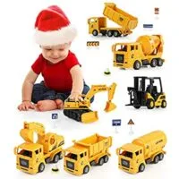 Expired:&nbsp;Geyiie Construction Vehicles for Kids,  Excavator Digger ,Tractor Bulldozer ,Dump Cement Toys Gifts for Toddlers