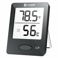 Habor Hygrometer Accurate Indoor Thermometer, Humidity Monitor Meter