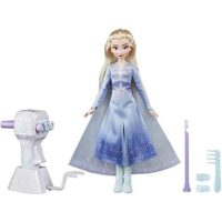 Disney Frozen II Sister Styles Elsa Fashion Doll with Extra-Long Blonde Hair, Braiding Tool & Hair Clips – Toy For Kids Ages 5 & Up