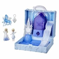 Disney’s Frozen 2 Pop Adventures Ahtohallan Adventures Pop-Up Playset with Handle, Including 2 Elsa Dolls, Toy for Kids