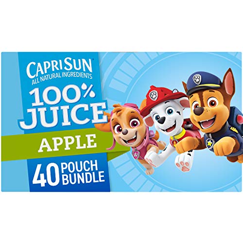 Capri Sun 100% Apple Juice Ready-to-Drink Juice (40 Pouches, 4 Boxes of 10) - $10.13 ($24.09)