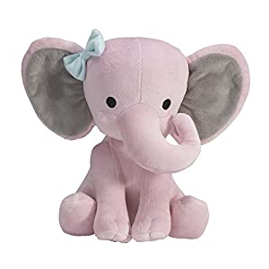 Bedtime Originals Twinkle Toes Pink Elephant Plush, Hazel - $4.30 ($9.70)