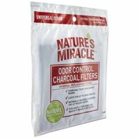 Natures Miracle Odor Control Universal Charcoal Filter, 2-Pack