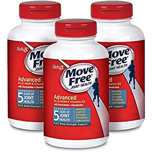 Move Free Glucosamine & chondroitin + MSM & D3 joint health, move free (120 count per bottle), 3pack – 360 Count