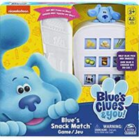 Nickelodeon Blue’s Clues Snack Match Game, Matching Board Game, for Families and Kids Ages 3 and up