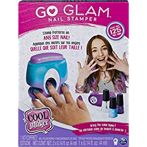 Cool Maker, GO GLAM Nail Stamper, Nail Studio with 5 Patterns to Decorate 125 Nails (Packaging May Vary) - $9.11 ($22.21)
