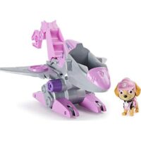 Paw Patrol, Dino Rescue Skye’s Deluxe Rev Up Vehicle with Mystery Dinosaur Figure