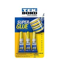 Tekbond Colorless Fast Dry Super Glue (Three 1-Gram Tubes)