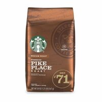 Starbucks Medium Roast Ground Coffee — Pike Place Roast — 100% Arabica — 1 bag (20 oz.)