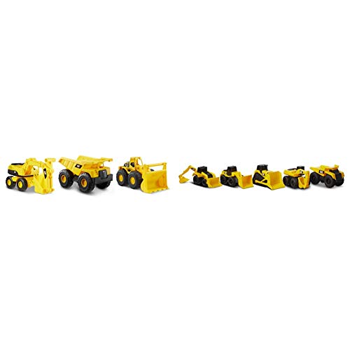Cat Construction 7″ Dump Truck, Loader & Excavator Toys Combo Pack & Construction Little Machines 5 Pack – Great Cake Toppers – Great for Easter Baskets - $20.98 ($26.15)