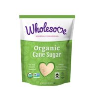 Wholesome Organic Cane Sugar, Fair Trade, Non GMO & Gluten Free, 2 Pound (Pack of 6)