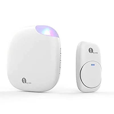 Expired:&nbsp;Wireless Waterproof Door Bells & Chimes Kit – 36 Melodies, 6 Levels Adjustable Volume, Led Flash Indicator, 1 Push Button and 1 Plug-in Receiver
