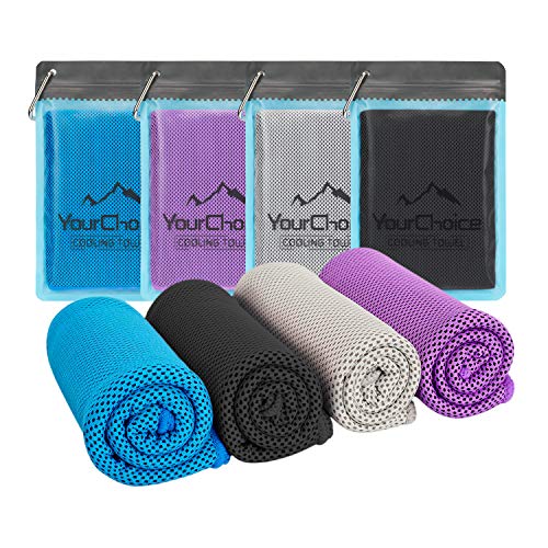 Your Choice Cooling Sports Towel set 4 Pack (12 x 40 Inch) - $11.69 ($38.27)