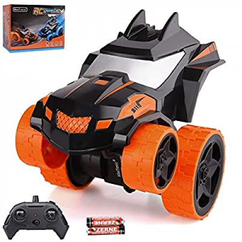 50% off - Expired: 360°Rotation Monster Control Truck, Toys Car 2.4Ghz RC Stunt Car Rechargeable Zigger Vehicle