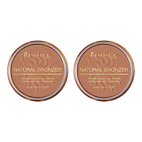 Rimmel natural bronzer, sun bronze, pack of 2, 0.49 Fl Oz