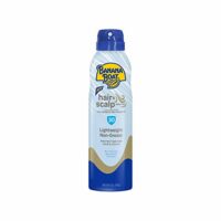 Banana Boat Hair & Scalp Defense Reef Friendly Sunscreen Spray, Broad Spectrum SPF 30, 6 Ounces, Clear