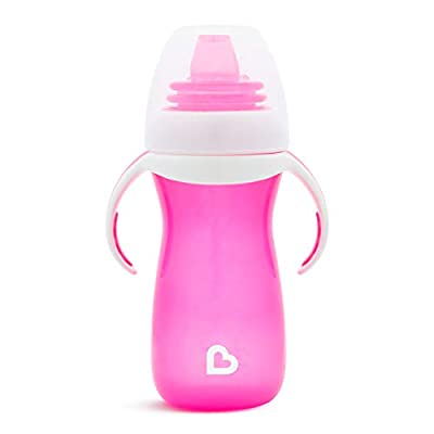 Munchkin Gentle Transition Sippy Cup with Trainer Handles, 10 oz, Pink - $2.39 ($6.97)