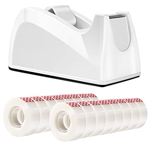 Amazon Basics Tape with Dispenser, 1″ Core, Clear, 3/4″W x 1296″, 16 Rolls/Pack - $7.51 ($10.20)