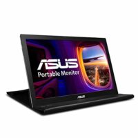 ASUS 15.6″ Portable Monitor (MB168B) – WXGA (1366 x 768), Auto-rotatable, Smart Case, Ultra-slim, Lightweight, Sleek, USB 3.0 Powered