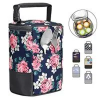 Expired:&nbsp;Baby Bottle Bag Insulated Breastmilk Cooler Tote Bag for Travel (fit Four 8-Ounce Bottles)