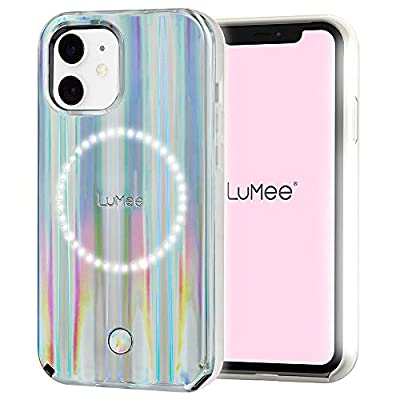 LuMee Halo by Paris Hilton – Holographic – Light Up Selfie Case for iPhone 12 Mini (5G) – Front & Rear Illumination - $27.85 ($47.61)