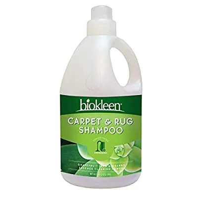 Biokleen Natural Carpet Cleaner For Machine Use and Rug Shampoo, Citrus Essence, 64 Ounce