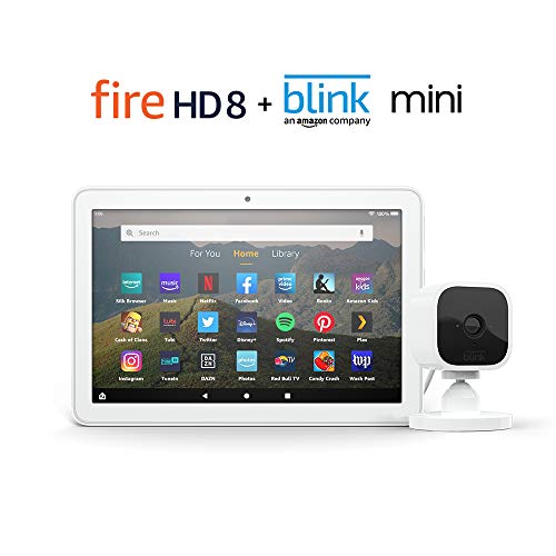 Fire HD 8 tablet 32 GB Ad-Supported + Blink Mini Camera Bundle - $74.99 ($-0.01)