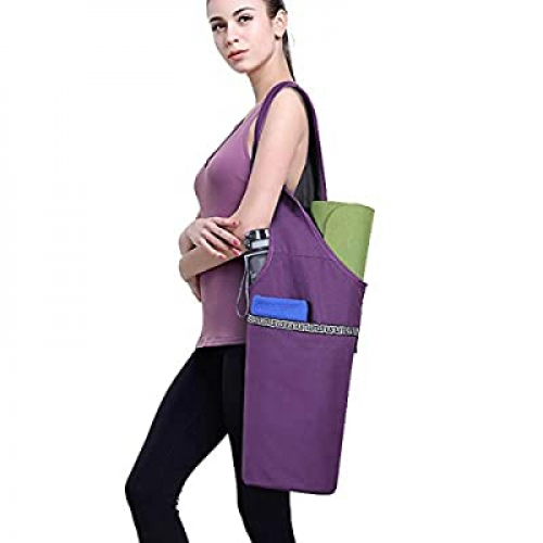 Expired: ELENTURE Yoga Mat Bag Tote Sling Carrier with strap and Large Size Pocket and Zipper Pocket