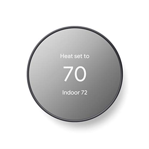 Google Nest – Smart Programmable Wifi Thermostat – Charcoal
