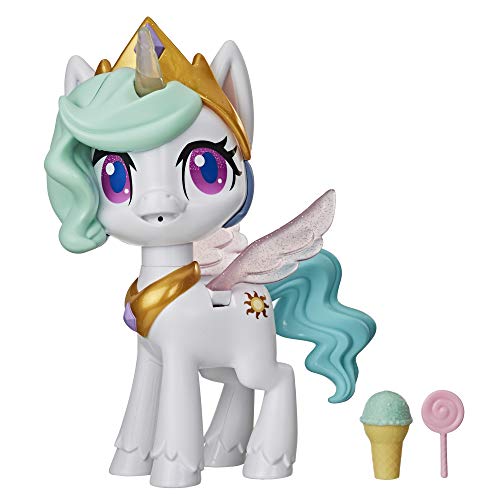 My Little Pony Magical Kiss Unicorn Princess Celestia, Interactive with 3 Surprises - $7.00 ($15.28)