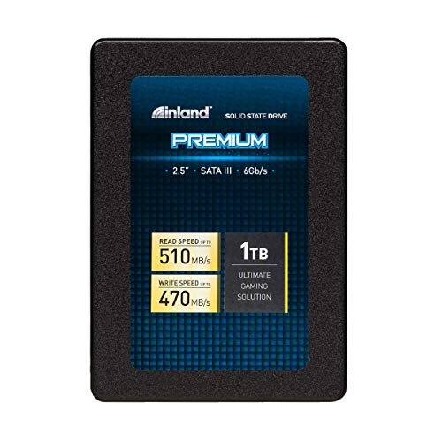 Inland Premium 1TB internal SSD 3D QLC NAND SATA 3.0 6GB/s 2.5″ 7mm (1TB) - $96.99 ($107.99)