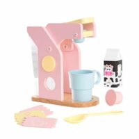 KidKraft Children’s Pastel Coffee Set – Role Play Toys for The Kitchen