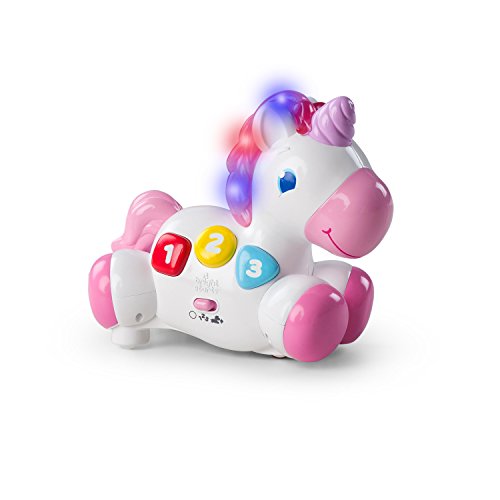 Bright Starts Rock & Glow Unicorn Toy with Lights and Melodies, Ages 6 months + - $10.00 ($19.09)
