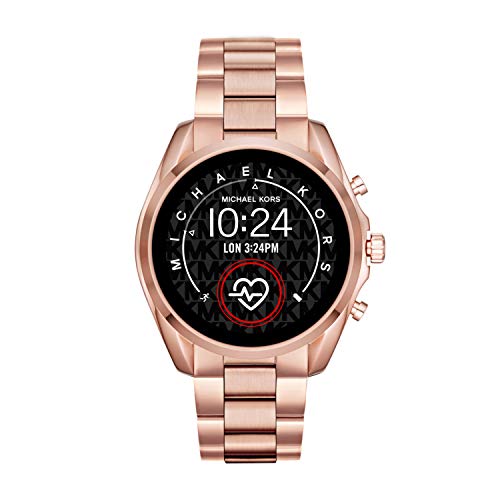 Michael Kors Access Bradshaw 2 Touchscreen Stainless Steel Smartwatch, Rose Gold tone-MKT5086
