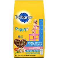 PEDIGREE Puppy Growth & Protection Dry Dog Food Chicken & Vegetable Flavor Dog Kibble, 3.5 Lb. Bag