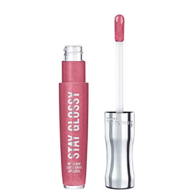 Rimmel Stay Glossy 6 Hour Lipgloss, Stay My Rose, 0.18 Fl Oz (Pack of 1)
